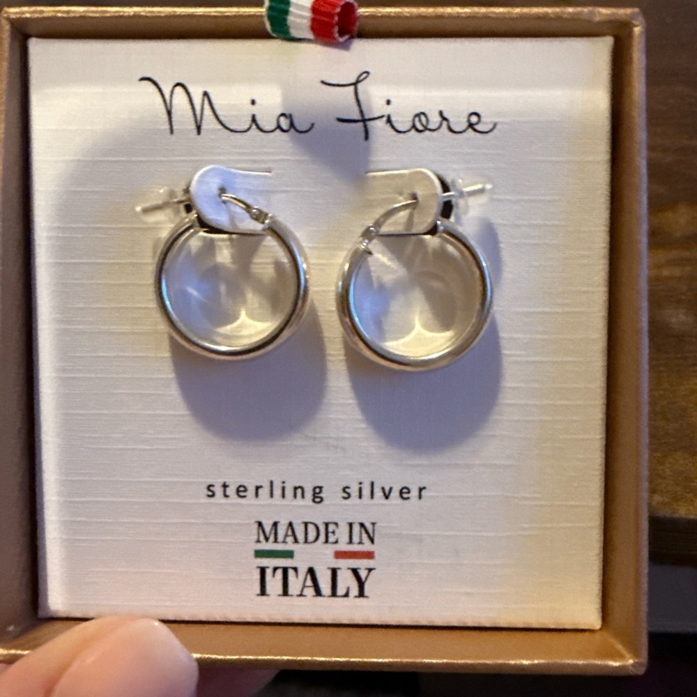 Sterling Silver Hoop Earrings